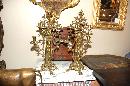 Pair Bronze Candelabra
