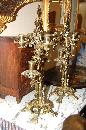 Pair Bronze Candelabra