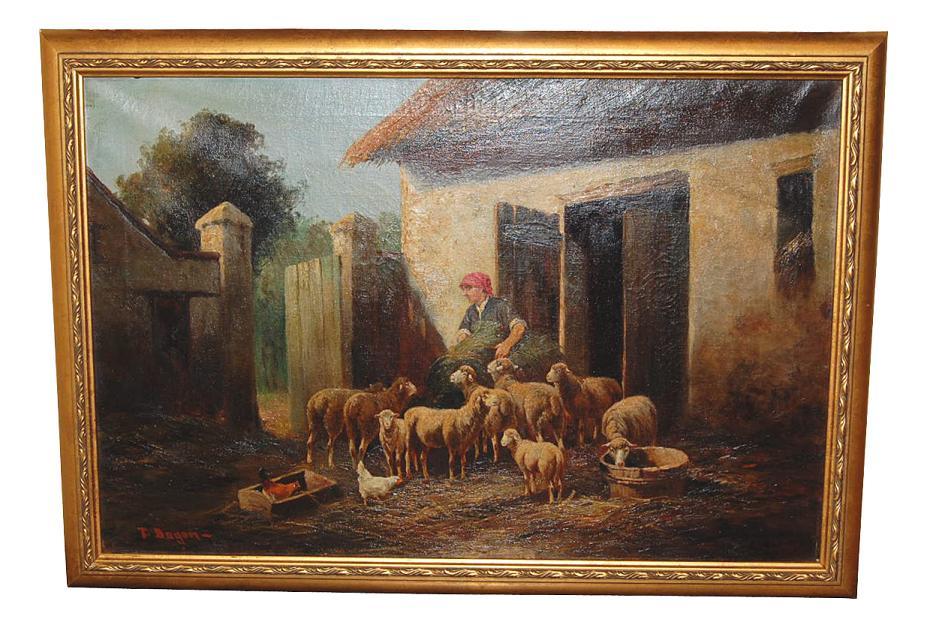 Continental Oil On Canvas
