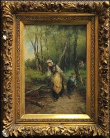 Framed Oil On Canvas