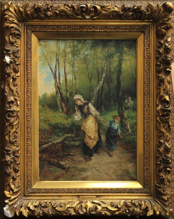 Framed Oil On Canvas