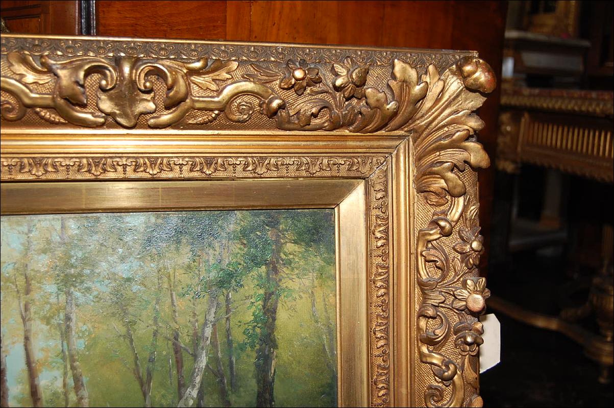 Framed Oil On Canvas