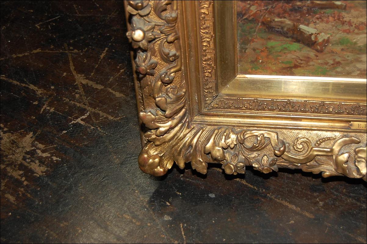 Framed Oil On Canvas