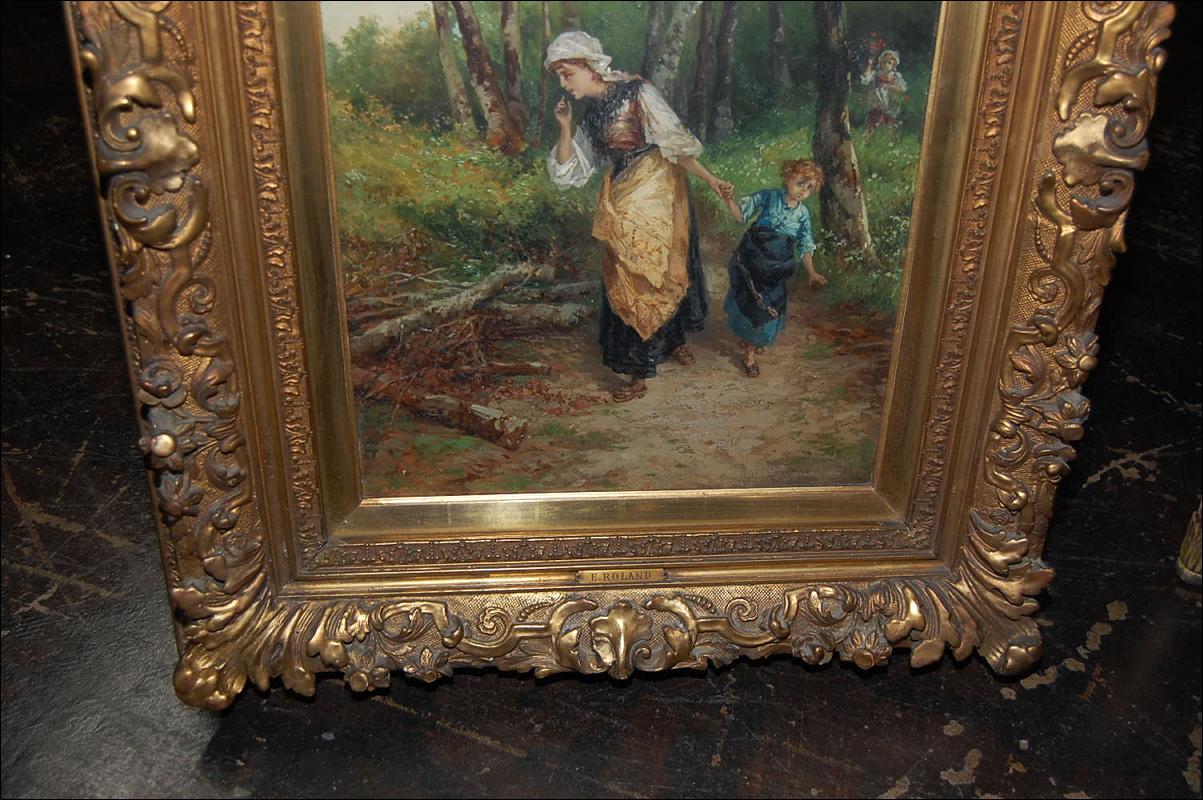 Framed Oil On Canvas