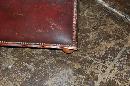 Antique Leather Tufted Trunk