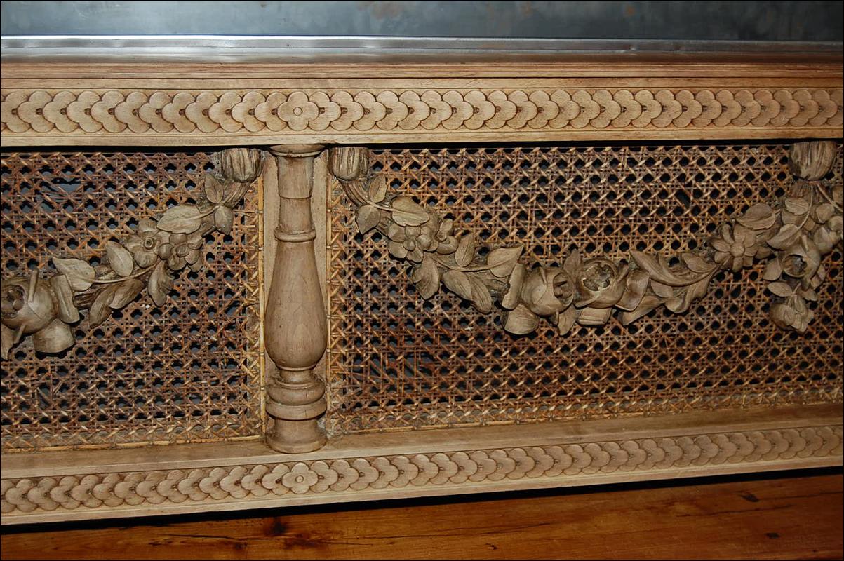 Bleached Caned Planter