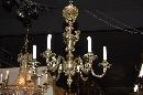 Figural Bronze Chandelier