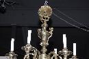 Figural Bronze Chandelier
