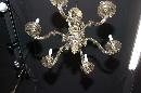 Figural Bronze Chandelier