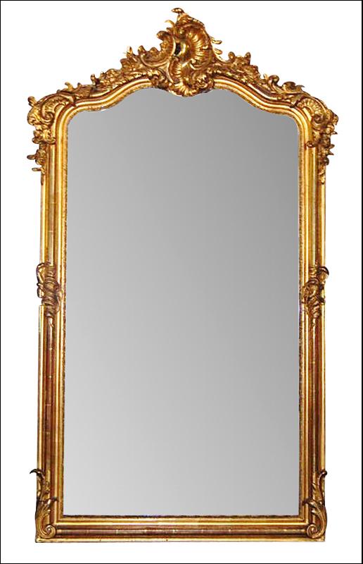 French Giltwood Mirror