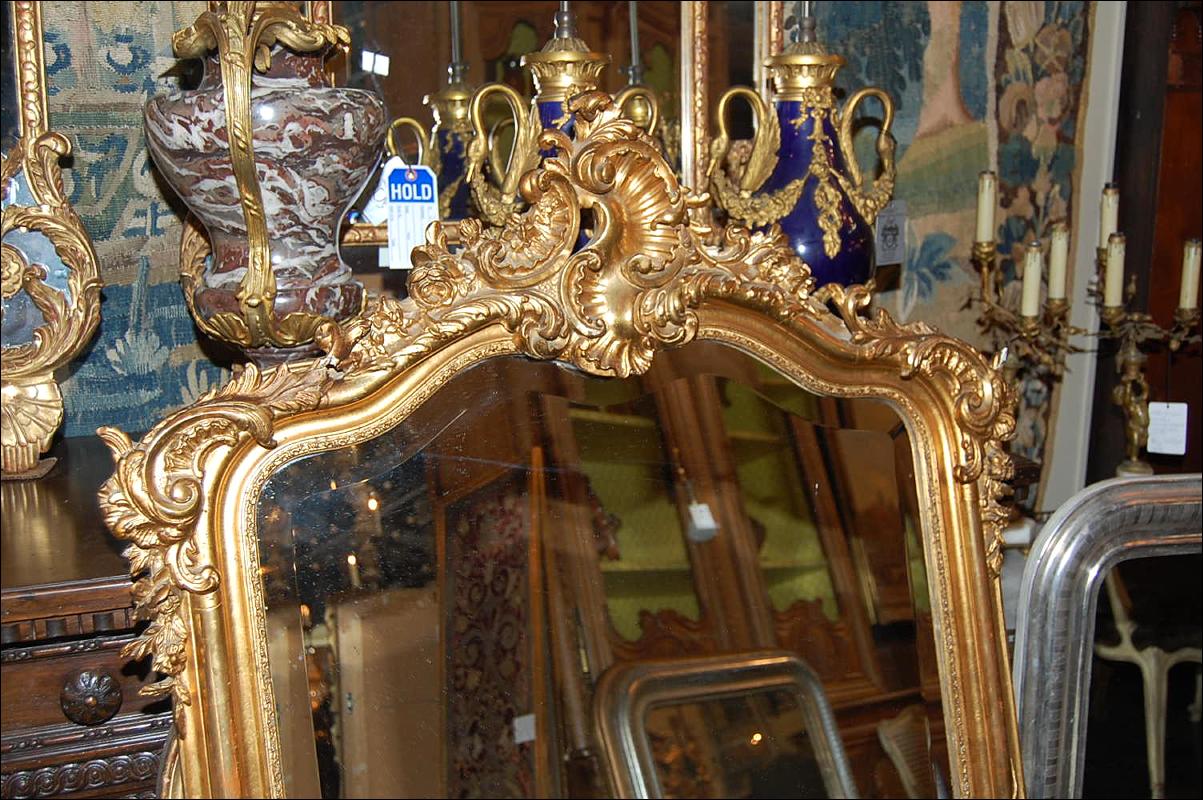 French Giltwood Mirror