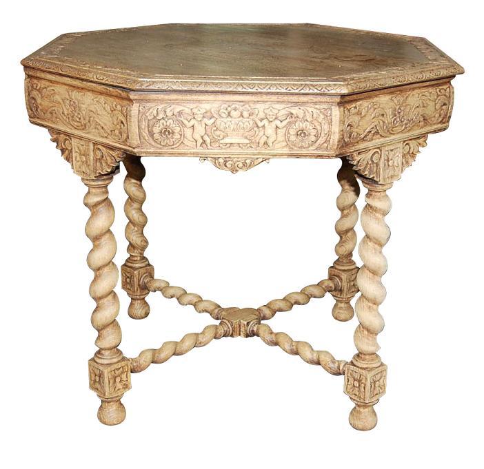 Bleached Henri II Table