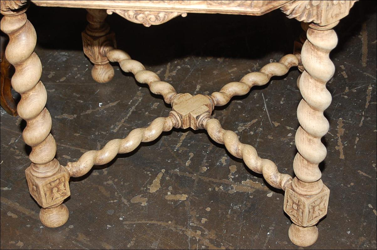 Bleached Henri II Table