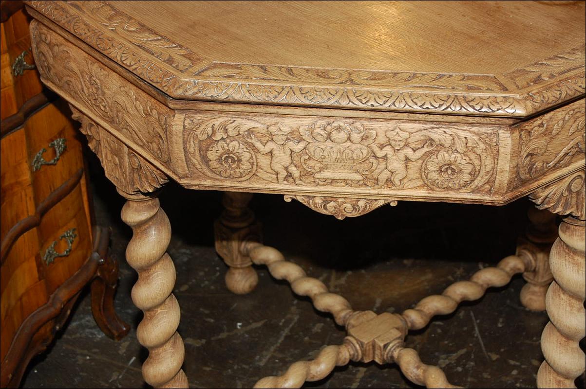 Bleached Henri II Table