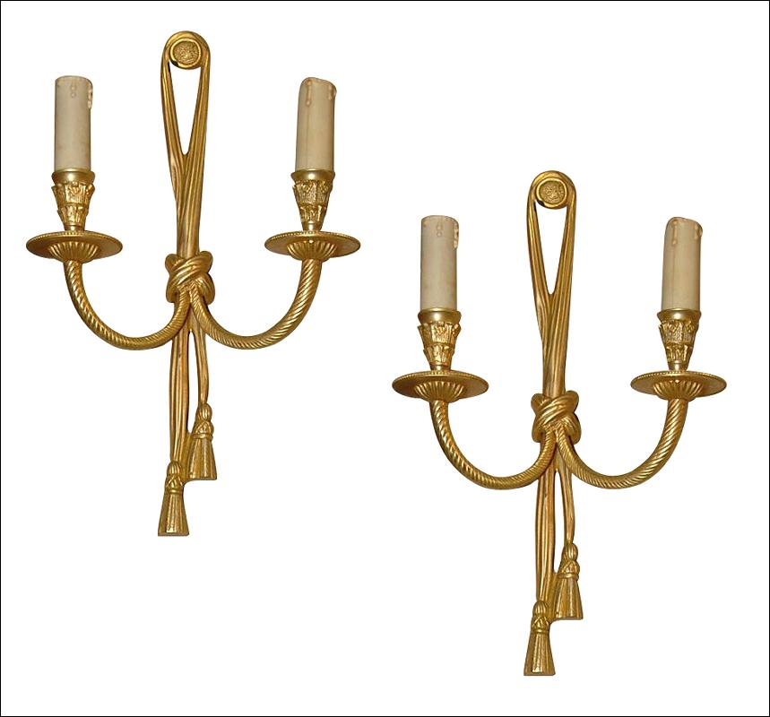 Petite Bronze Sconces