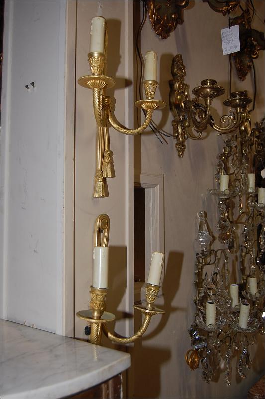 Petite Bronze Sconces