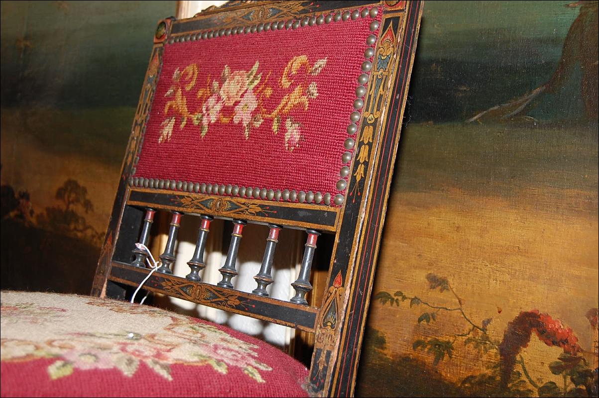 Petite Needlepoint Chair