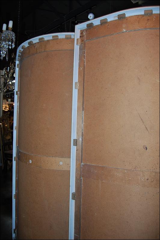 Large Pair French Painted Panels