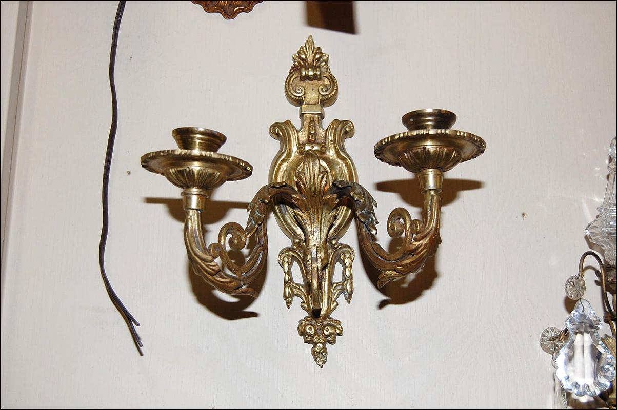 French Bronze Sconces