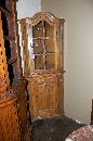 French Oak Corner Cabinet