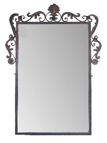Decorative French Style Iron Mirror