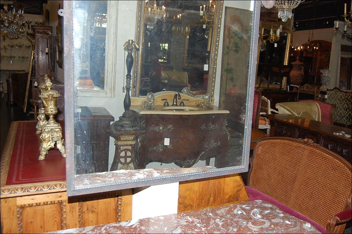 Decorative French Style Iron Mirror
