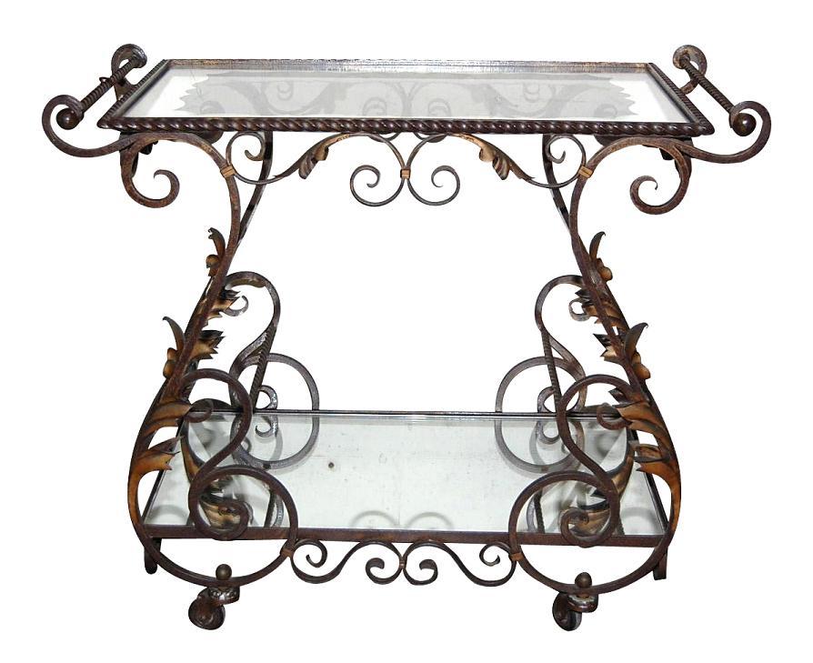 French Iron Tea Cart