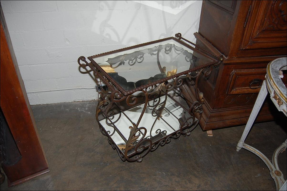 French Iron Tea Cart