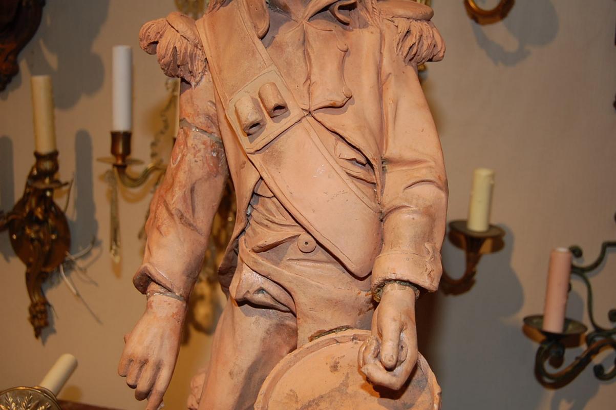Antique Terra Cotta Statues