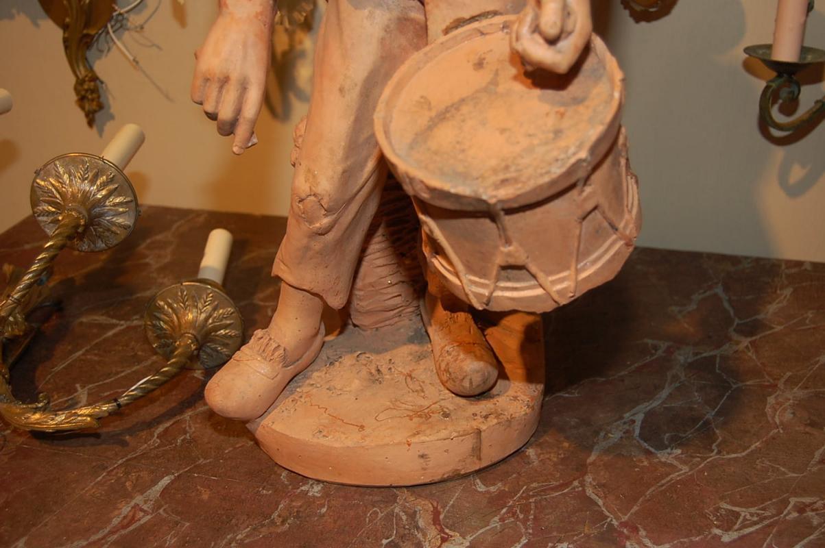 Antique Terra Cotta Statues