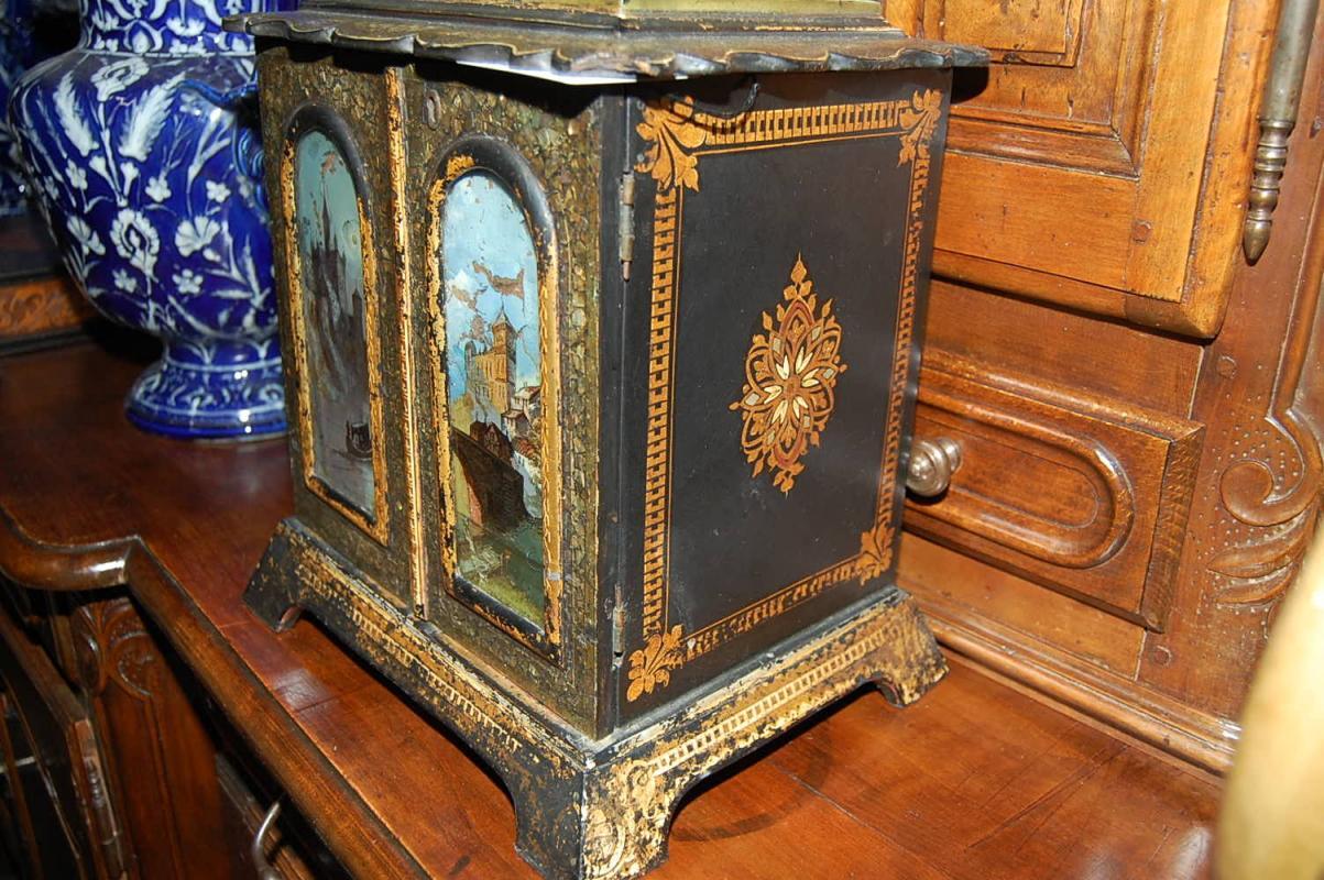 Antique Inlaid Sewing Box