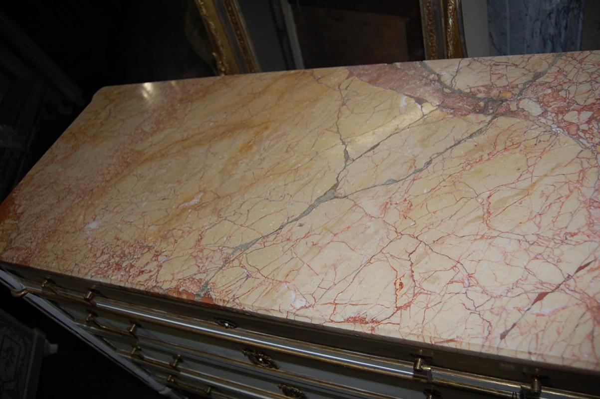 Painted Jansen Style Commode