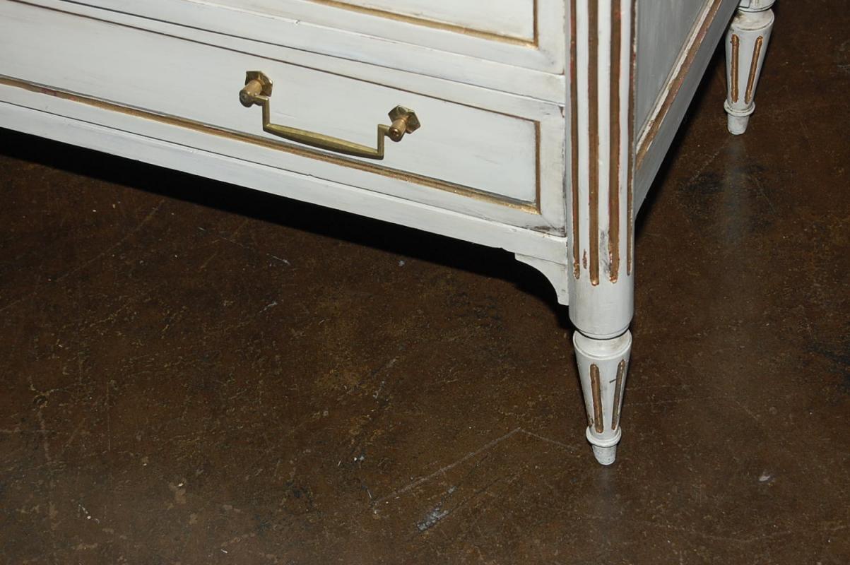 Painted Jansen Style Commode
