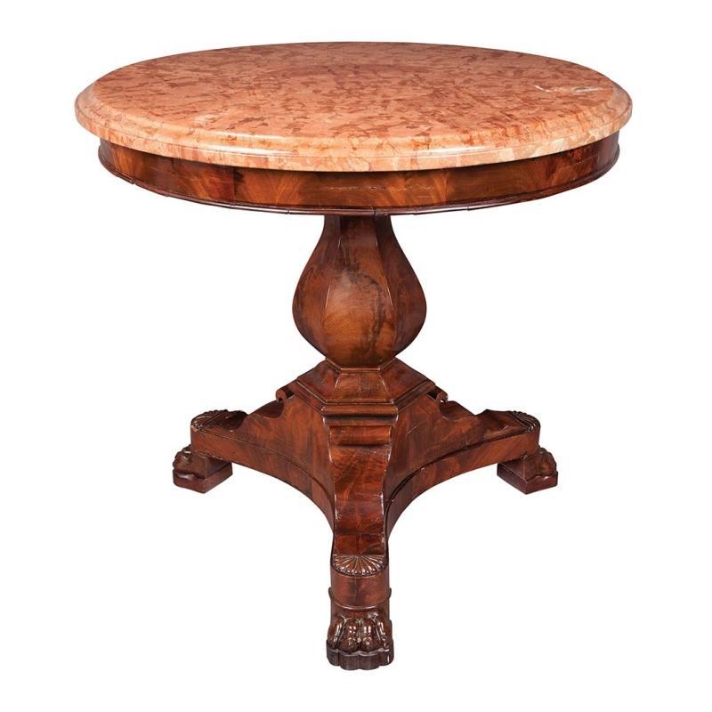 19th Century Mahogany Gueridon Table