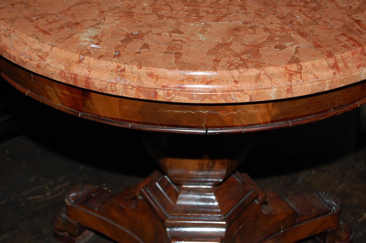 19th Century Mahogany Gueridon Table
