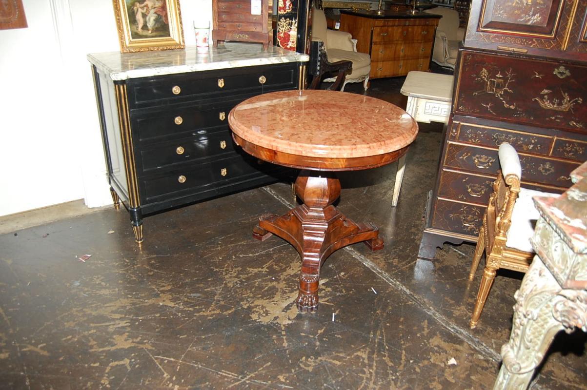 19th Century Mahogany Gueridon Table