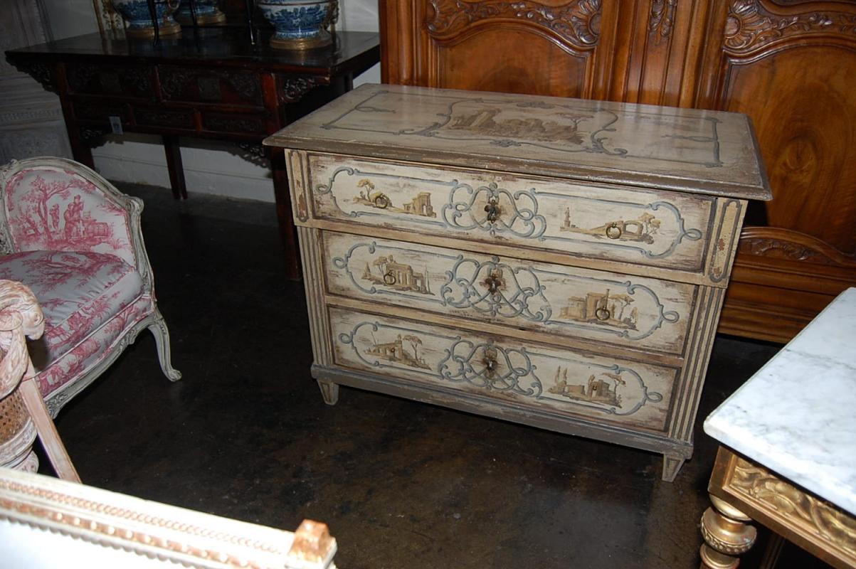 Neo-Classical Painted Commode
