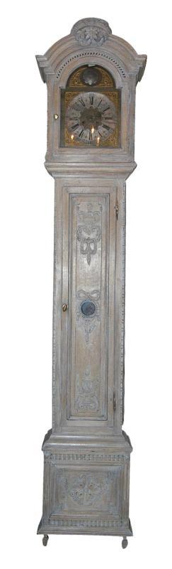 French Bleached Grandfather Clock