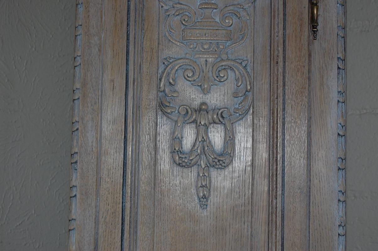 French Bleached Grandfather Clock