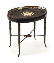 Victorian Tole Painted Stand