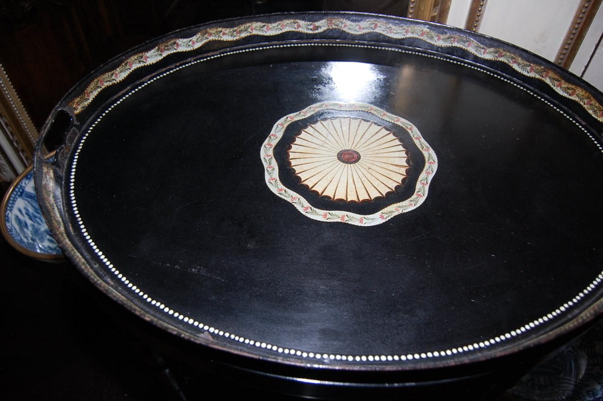 Victorian Tole Painted Stand