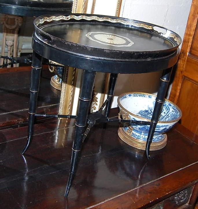 Victorian Tole Painted Stand
