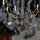 Continental Bronze & Crystal Chandelier