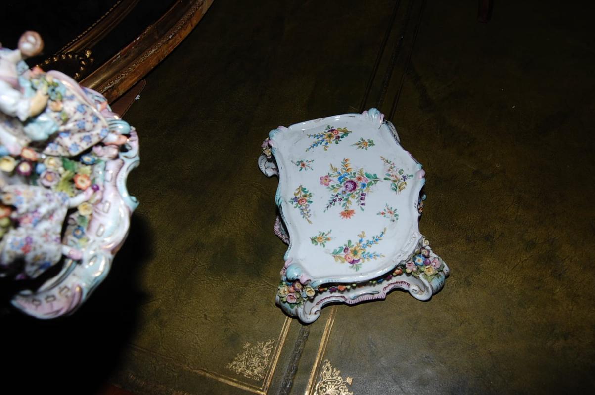 Late 19th Century German Porcelain Clock