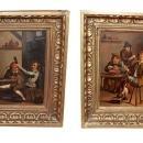 Pair Dutch Copper Paintings