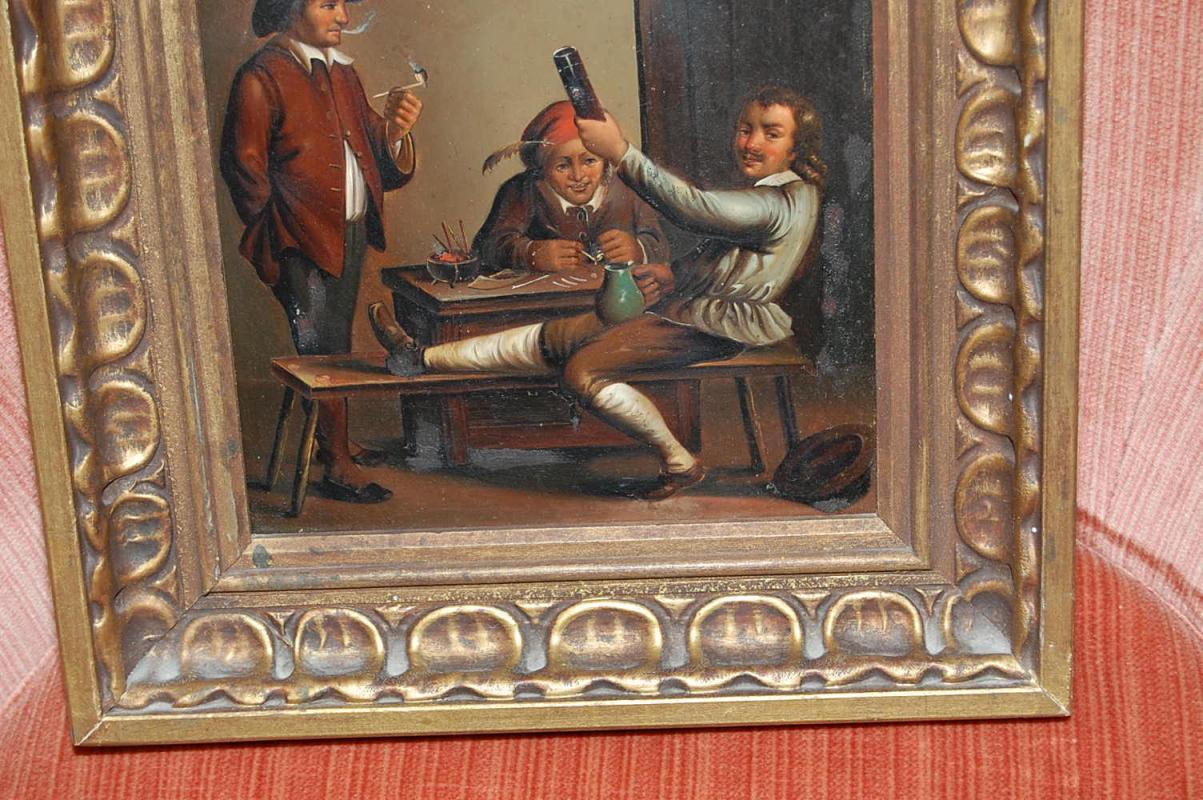 Pair Dutch Copper Paintings