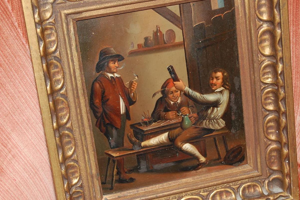 Pair Dutch Copper Paintings