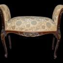 Carved French Vanity Stool