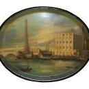Antique Hand Painted Tray