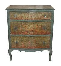 Petite Continental Painted Chest
